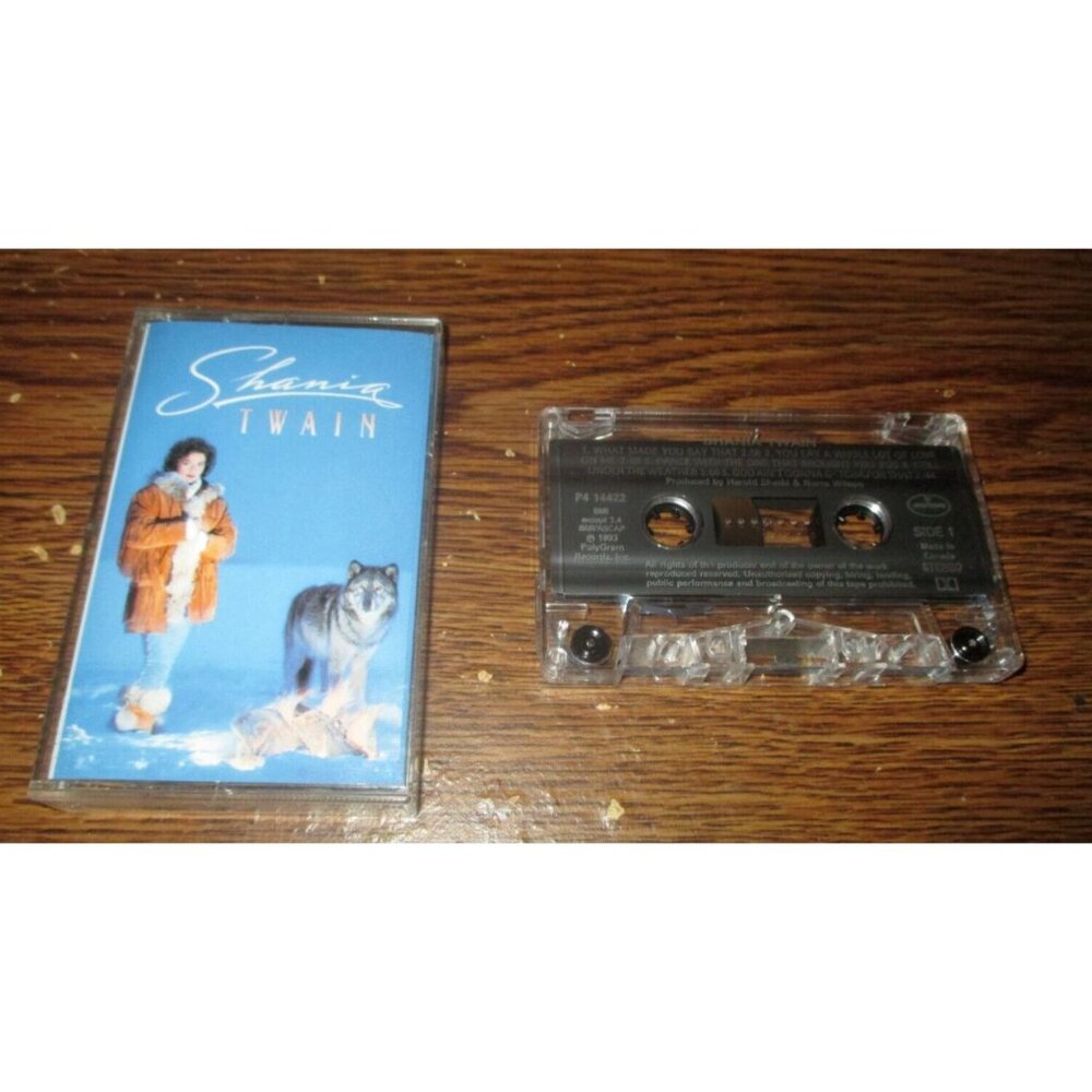 Shania Twain (self titled album),on cassette (Polygram Records Canada, 1993)